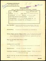 Applicant: Fuchs, Friedrich; born 30.9.1905 in Bratislava, C.S.R.; married.