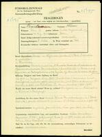Applicant: Friedmann, Hans; born 14.8.1903 in Vienna (Austria); married.