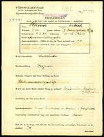 Applicant: Rainer, Jakob; born 14.5.1903 in Zamosc (Poland); married.