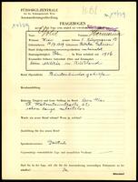 Applicant: Gold, Hermann; born 18.7.1889 in Bibrka (Ukraine); married.
