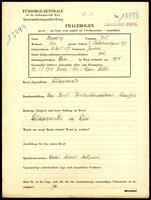 Applicant: Sternberg, Joel; born 20.4.1878 in Jankovce; married.