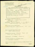 Applicant: Gross, Julius; born 7.2.1901 in Vienna (Austria); married.