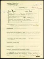 Applicant: Berger, Gésa; born 16.4.1898 in Mali, Kalnica; married.