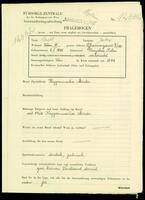 Applicant: Brill, Jakob; born 5.1.1888 in Boryslav (Ukraine); married.