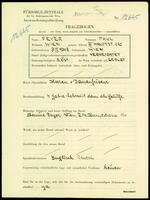 Applicant: Feyer, Paul; born 7.2.1907 in Vienna (Austria); married.