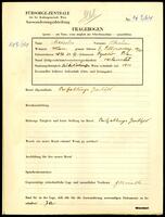 Applicant: Meiseles, Abraham; born 23.8.1892 in Toporów (Ukraine; married.