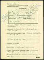 Applicant: Berenyi, Ladislaus; born 27.6.1886 in Budapest (Hungary); married.