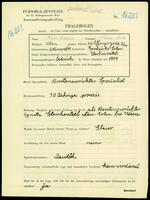 Applicant: Kwerbaum, Nissen Leib; born 2.1.1891 in Grodzisko, Dolne; married.