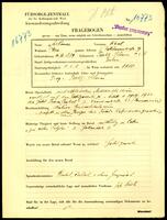 Applicant: Askonas, Karl; born 16.12.1879 in Teplice (Czech Republic); widowed.