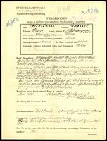 Applicant: Pellichower, Marcell; born 9.12.1908 in Vienna (Austria); single.