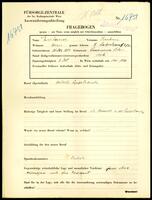 Applicant: Eisland, Rubin; born 16.12.1899 in Limanowa (Poland); married.