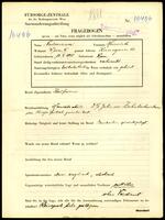 Applicant: Neumann, Heinrich; born 13.10.1898 in Vienna (Austria); married.