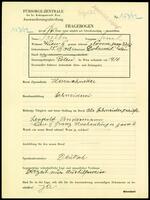 Applicant: Freiber, Jossel; born 15.7.1902 in Dobromylʹ (Ukraine); single.