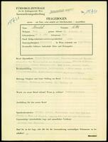 Applicant: Mendel, Lotte; born 29.10.1917 in Vienna (Austria); single.