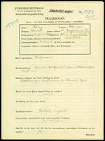Applicant: Löwy, Salamon; born 26.1.1892 in Jabing (Austria); married.