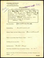 Applicant: Mieses, Aron Selig; born 13.2.1879 in I︠A︡voriv (Lʹvivsʹka oblastʹ, Ukraine); married.