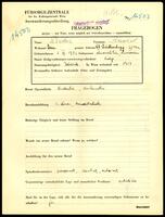 Applicant: Picker, Rachel; born 2.9.1913 in Novocelitia (Ukraine); single.