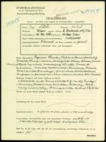 Applicant: Laster, Robert; born 26.5.1906 in Vienna (Austria); married.