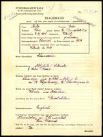 Applicant: Müller, Berta; born 6.8.1908 in Vyz︠h︡nyt︠s︡i︠a︡ (Ukraine); divorced.