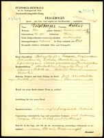 Applicant: Goldberger, Arthur; born 28.1.1869 in Vienna (Austria); married.