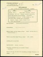 Applicant: Klein, Alois; born 1.4.1904 in Sarajevo (Bosnia and Herzegovina); married.