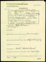 Applicant: Stukart, Julius; born 12.9.1893 in Jamnitz (Czech Republic); married.