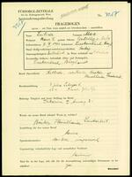 Applicant: Leitner, Max; born 7.4.1901 in Lackenbach (Austria); single.
