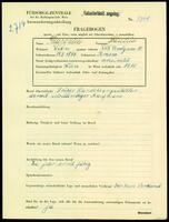 Applicant: Margulies, Schulim; born 19.2.1896 in Krasne; married.