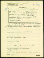 Applicant: Alsó, Julius; born 29.4.1903 in Targu-Mures (Romania); married.