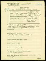 Applicant: Parnes, Franz Josef; born 5.1.1908 in Leipzig (Germany); single.