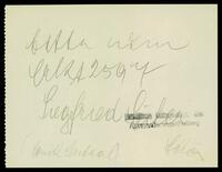 Applicant: Seiler, Siegfried; born 17.4.1892 in Vienna (Austria); married.