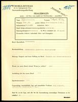 Applicant: Blumin, Itzel Libe; born 17.1.1882 in Brody (Lʹvivsʹka oblastʹ, Ukraine); divorced.