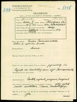 Applicant: Szamek, Richard; born 11.11.1902 in Vienna (Austria); single.
