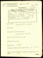 Applicant: Merasse False Wadler, Jacob; born 8.4.1902 in Tarnov (Poland); married.