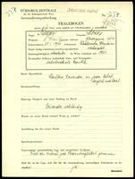 Applicant: Singer, Moses; born 24.1.1900 in Gurahomora (Romania); married.