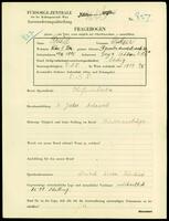 Applicant: Brüll, Oskar; born 23.10.1895 in Kyjov (Jihomoravský kraj, Czech Republic); single.