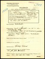 Applicant: Adler, Markus; born 11.11.1883 in Baworów (Ukraine); married.