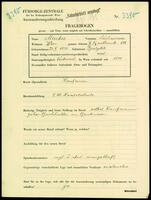 Applicant: Menkes, Sussmann; born 22.2.1886 in Bialystok; married.