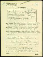 Applicant: Wolf, David; born 6.5.1909 in Vienna (Austria); married.