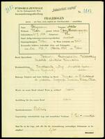 Applicant: Steigmann, Adele; born 29.10.1904 in Vienna (Austria); widowed.