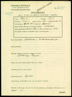 Applicant: Topper, Moritz; born 28.10.1893 in Szczucin; married.