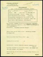 Applicant: Stock, Julius; born 22.3.1881 in Strusow (Ukraine); married.
