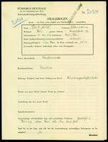 Applicant: Reizfeld, Hermann; born 28.5.1896 in Narol (Poland); married.