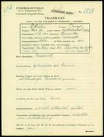 Applicant: Ekstein, Josef; born 15.12.1883 in Tysmienitza; married.