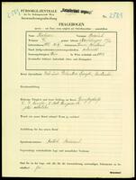 Applicant: Kahan, Baruch; born 10.3.1882 in Umanʹ (Ukraine); married.