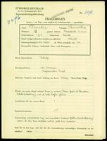 Applicant: Streicher, Szmelka; born 3.10.1891 in Zbaratz; married.