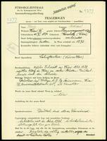 Applicant: Hönig, Michael; born 10.10.1870 in Werschetz (Serbia); married.