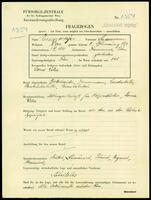 Applicant: Eisenmajer, Sussmann; born 8.4.1891 in Hamarnia (Poland); divorced.