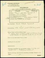 Applicant: Fuchs, Robert; born 7.11.1902 in Vienna (Austria); married.