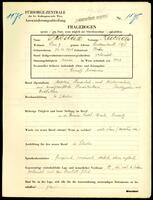 Applicant: Ekstein, Rachela; born 22.12.1908 in Braila (Romania); married.